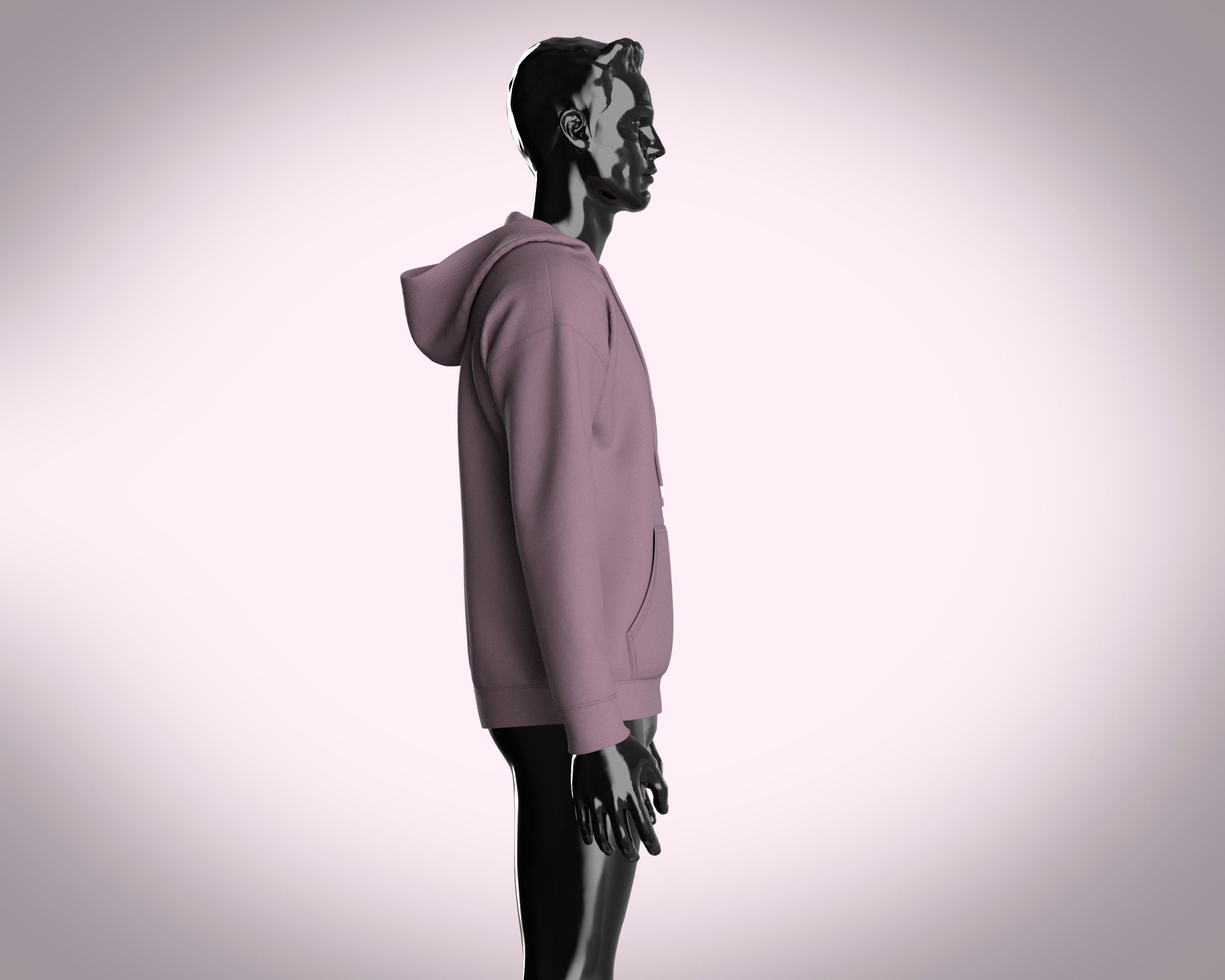 Hoodie-Unisex Style 3D model_8