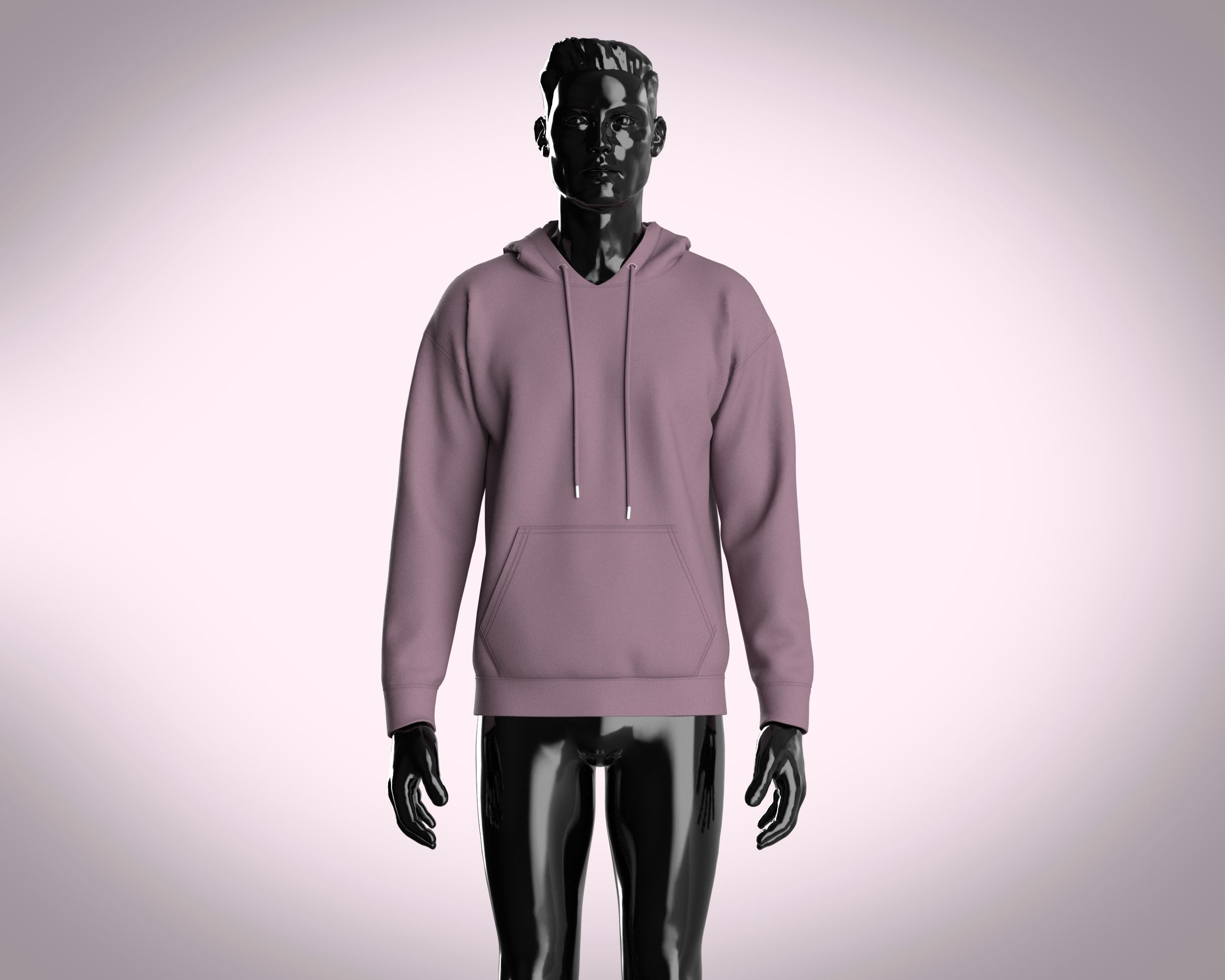Hoodie-Unisex Style 3D model_7