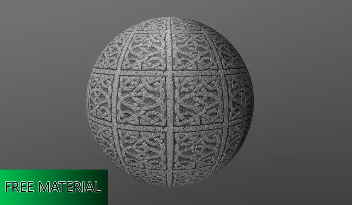Chiseled stone Material Texture
