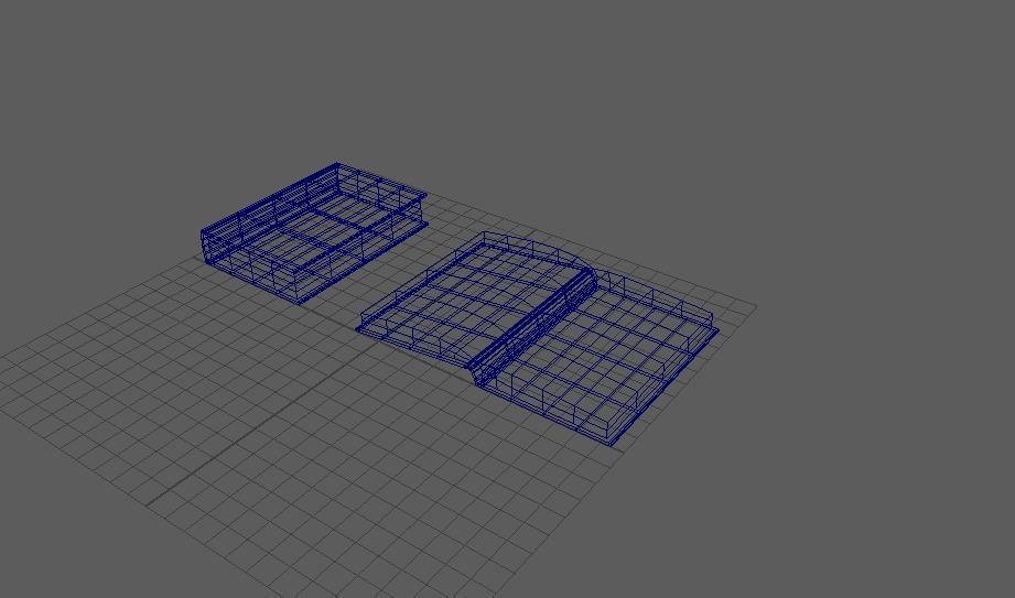 Book low ploy Low-poly 3D model_20