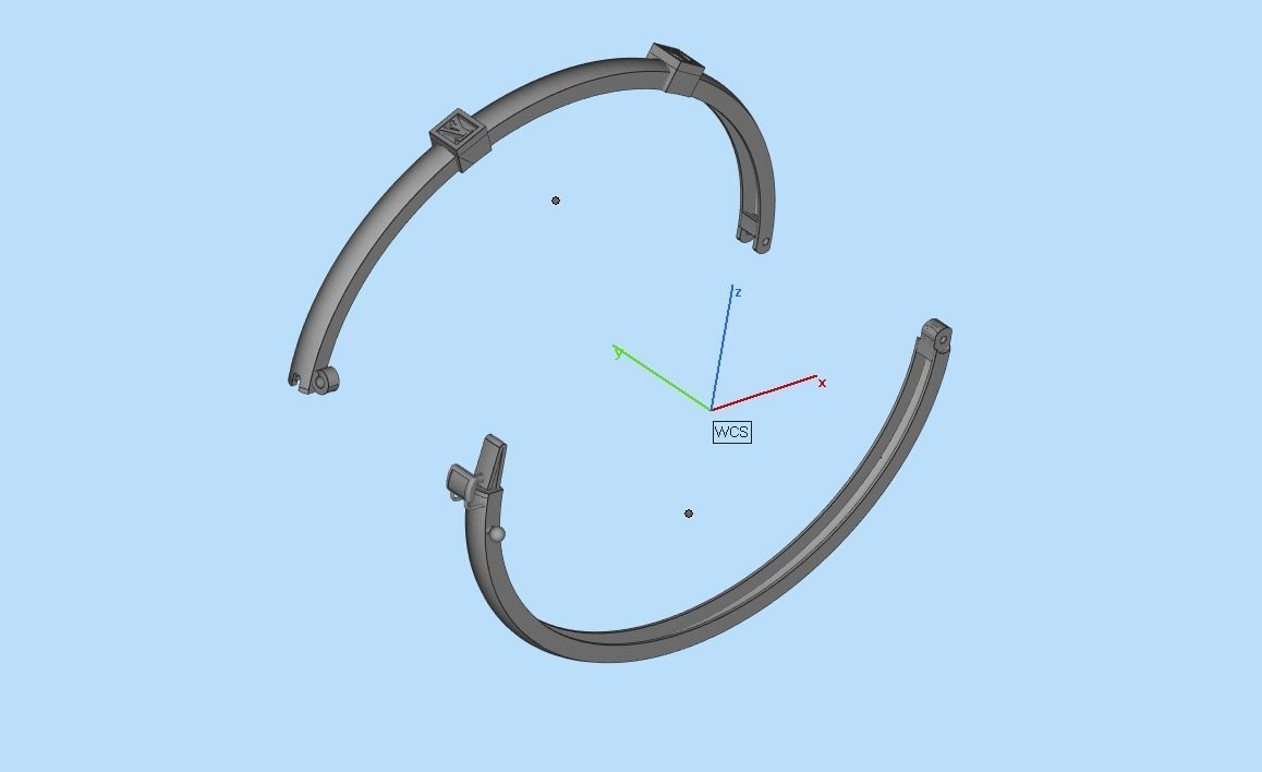 mark bracelete 3D model_5