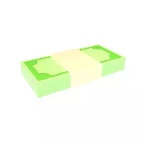 Bundles Of Cartoon Money V3 001 Low-poly 3D model