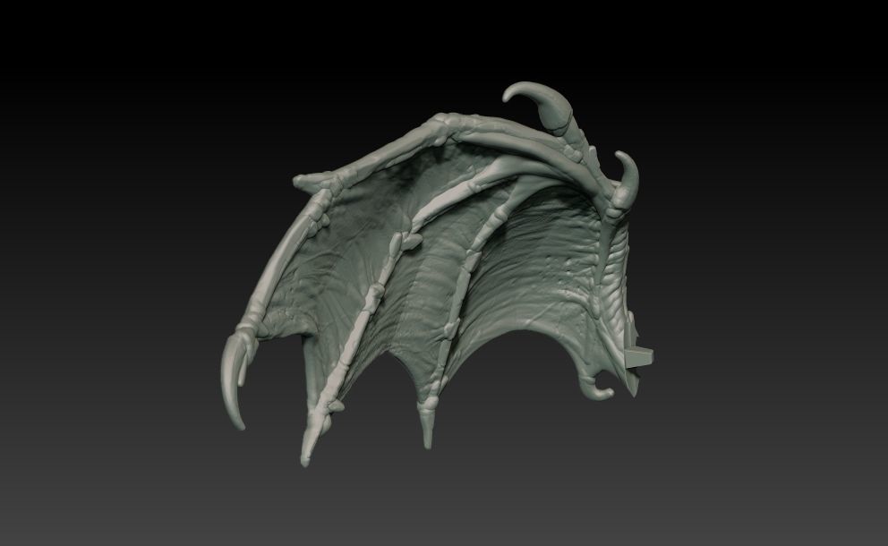 Elvira on throne 3D print model_33