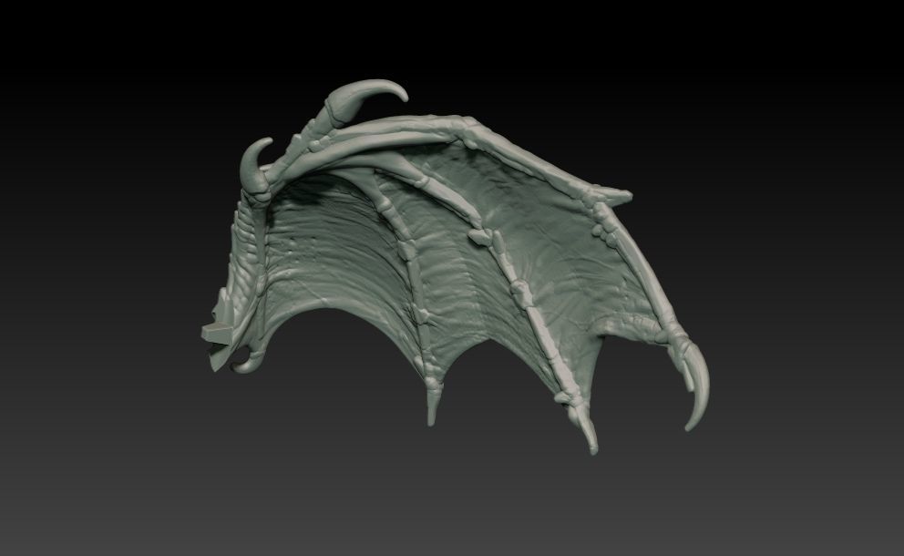 Elvira on throne 3D print model_32