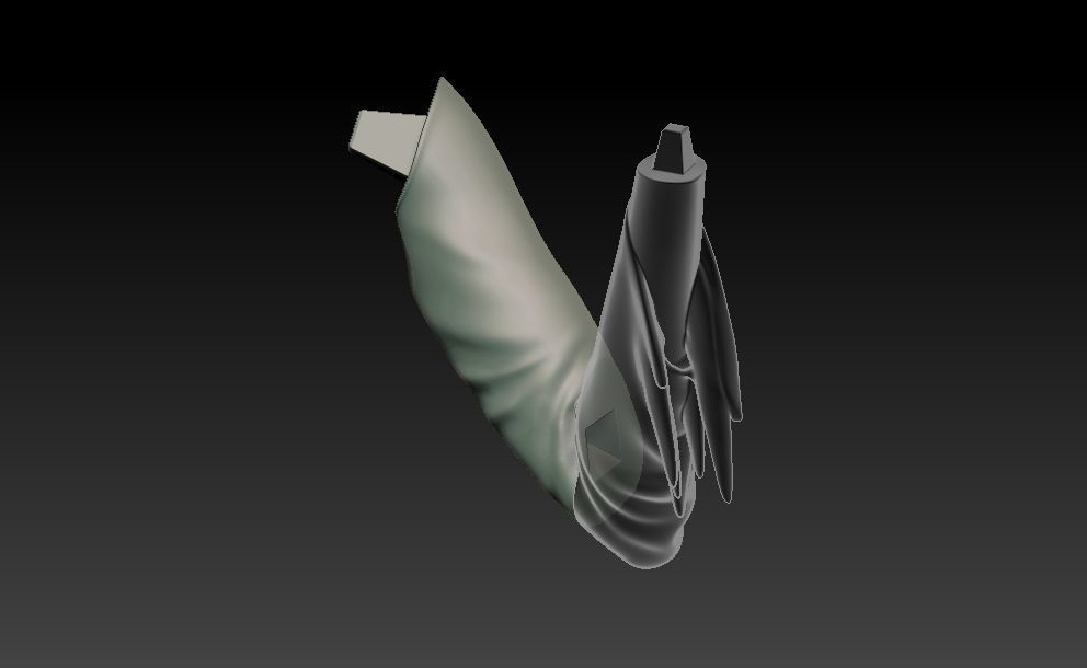 Elvira on throne 3D print model_15