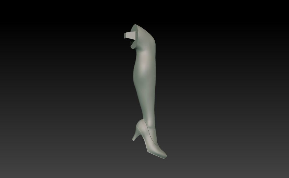 Elvira on throne 3D print model_25