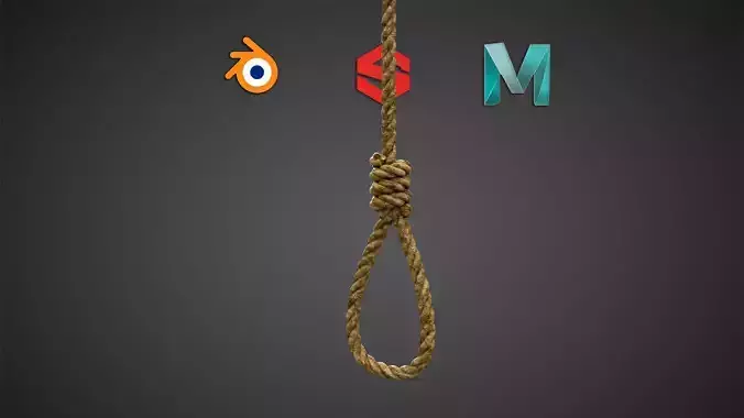 Hangman Low Poly Low-poly 3D model