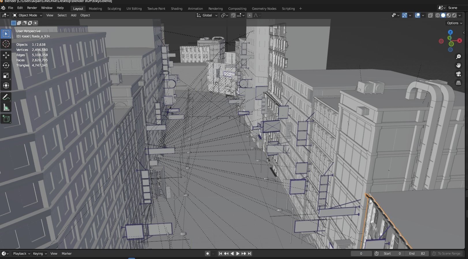 Tokyo city 3D model_14