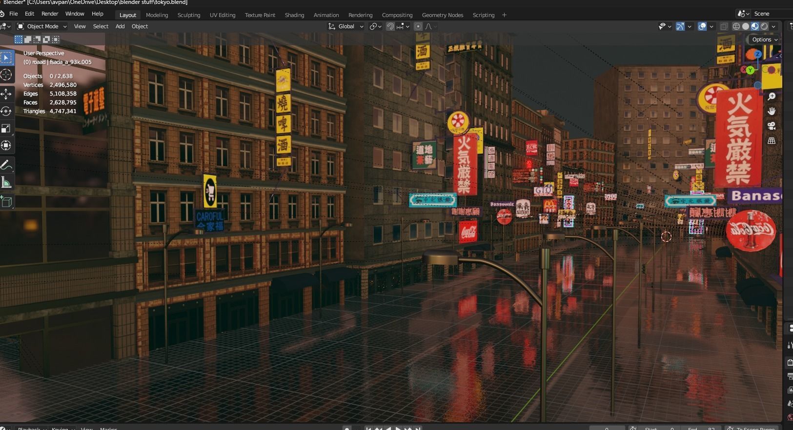 Tokyo city 3D model_13