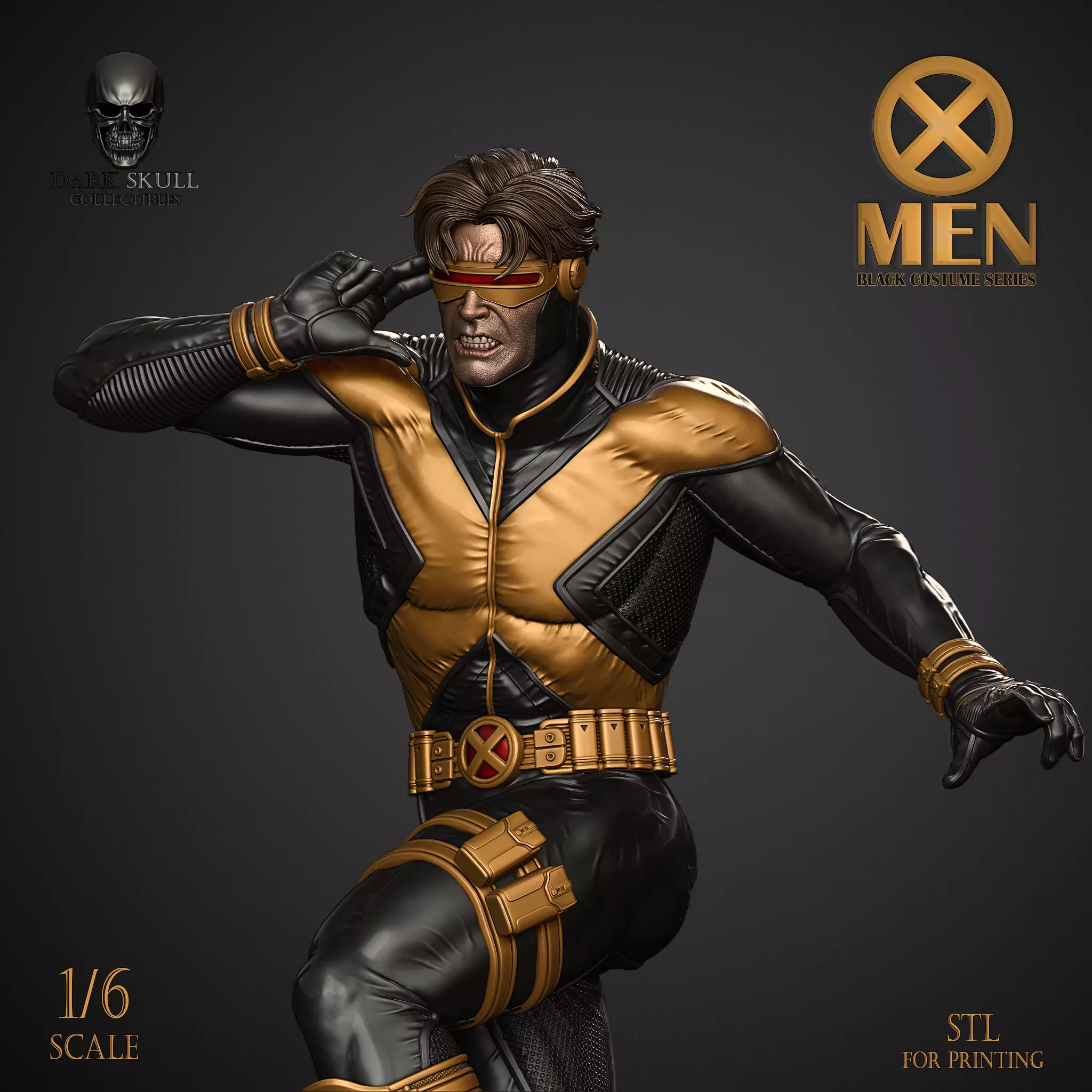 CYCLOPS- BLACK COSTUME 3D print model_0