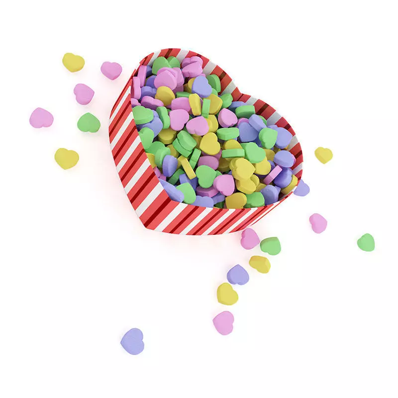 Box of Candies 3D model_0