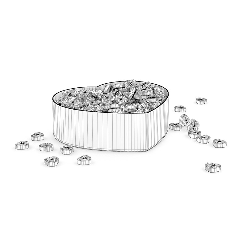 Box of Candies 3D model_1