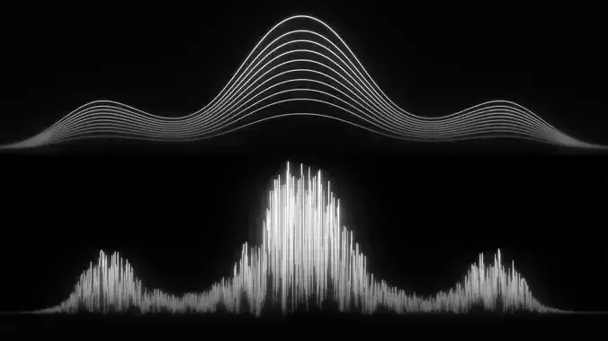 Audio visualizer Free 3D model