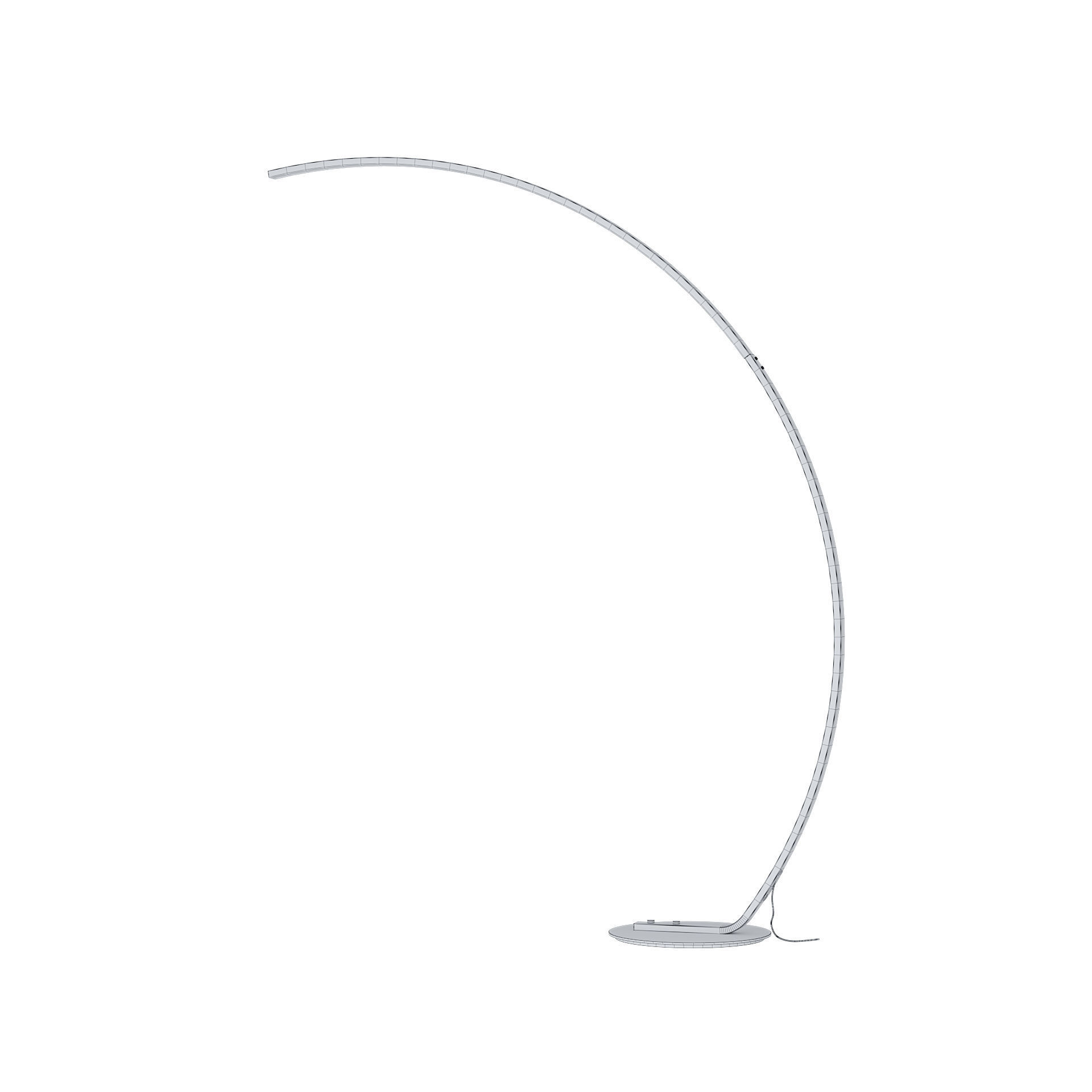 Modern LED Floor Lamp 3D model_2