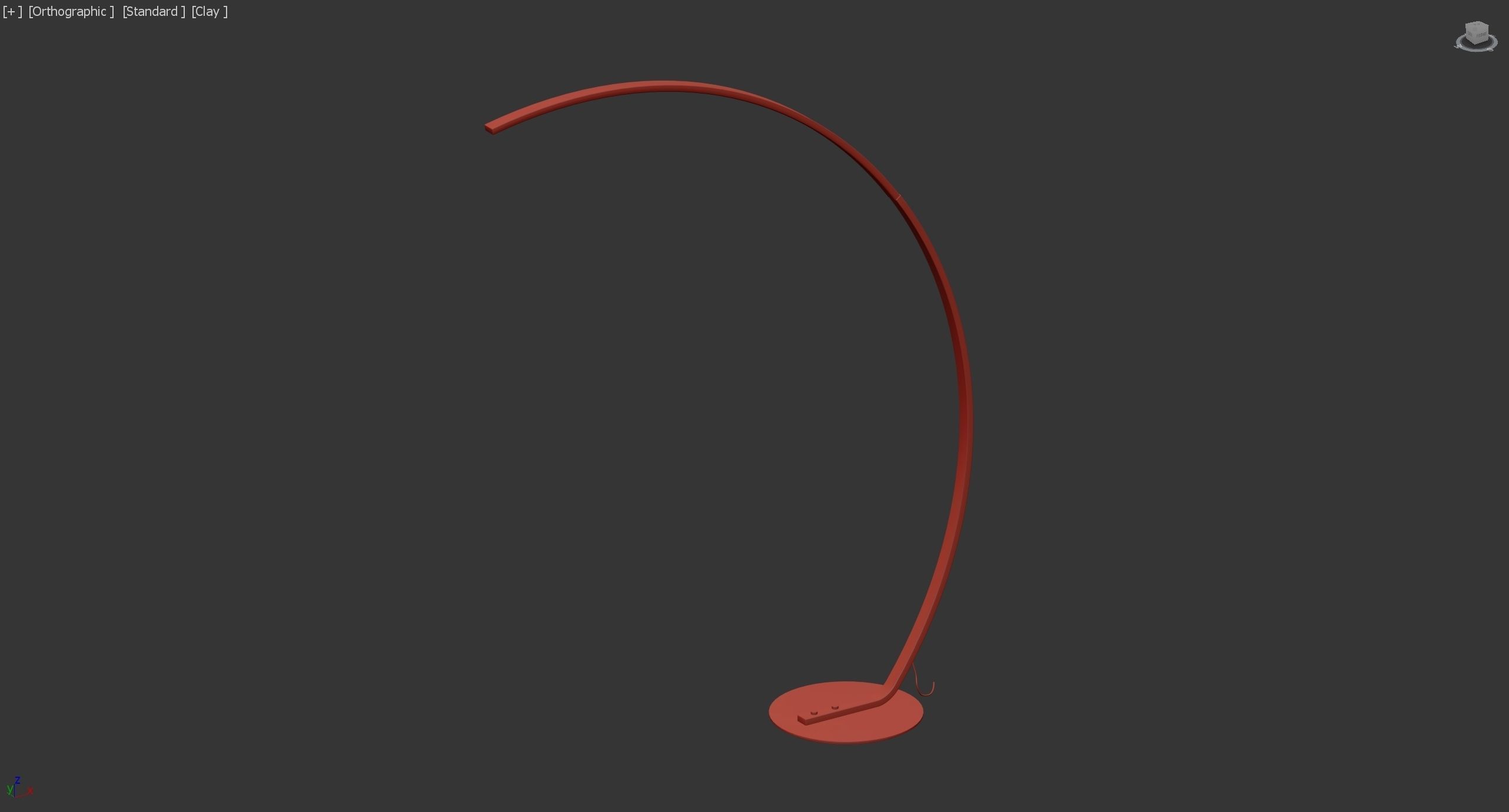 Modern LED Floor Lamp 3D model_3