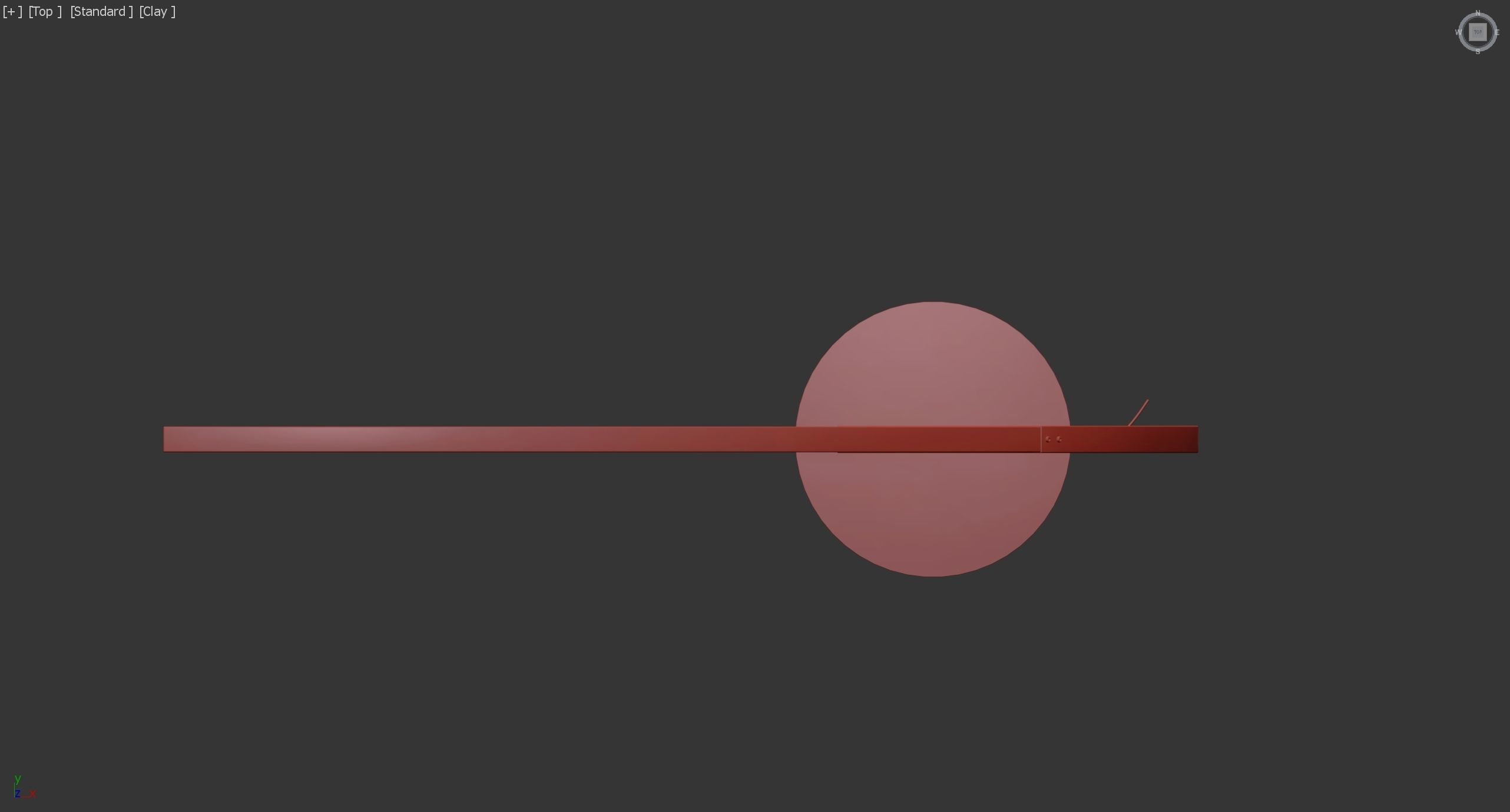 Modern LED Floor Lamp 3D model_5