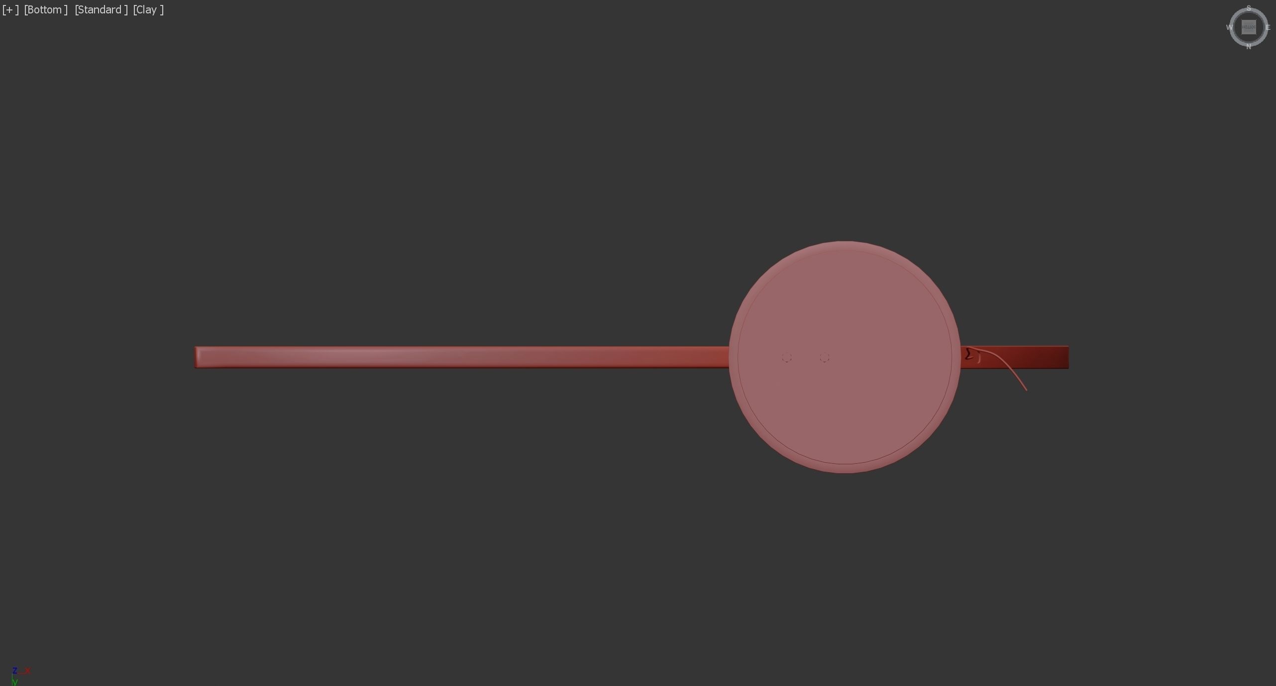 Modern LED Floor Lamp 3D model_6