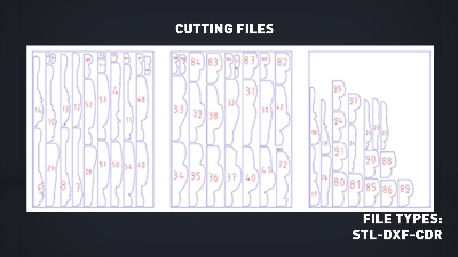 Female Figure Parametric Wall Art 3D print model_8