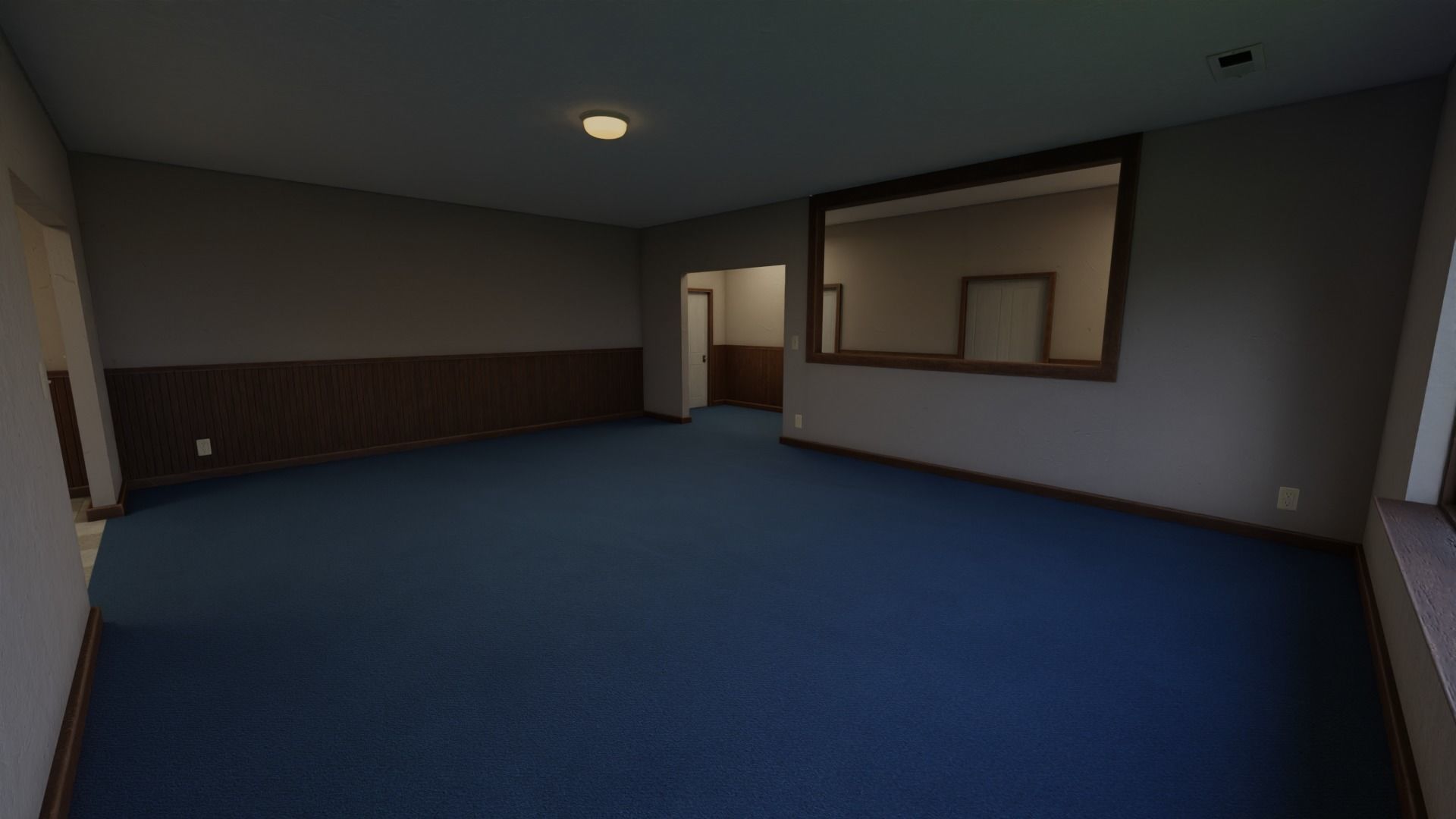 Retro 80s Apartment Interior Low-poly 3D model_7