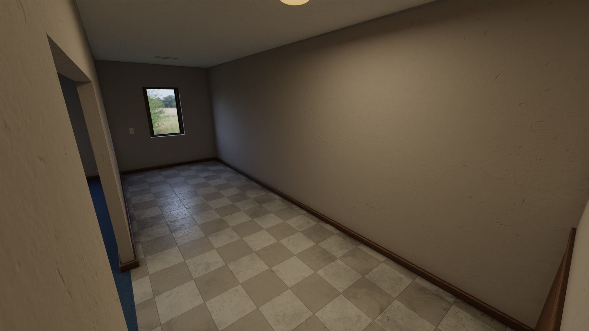 Retro 80s Apartment Interior Low-poly 3D model_9