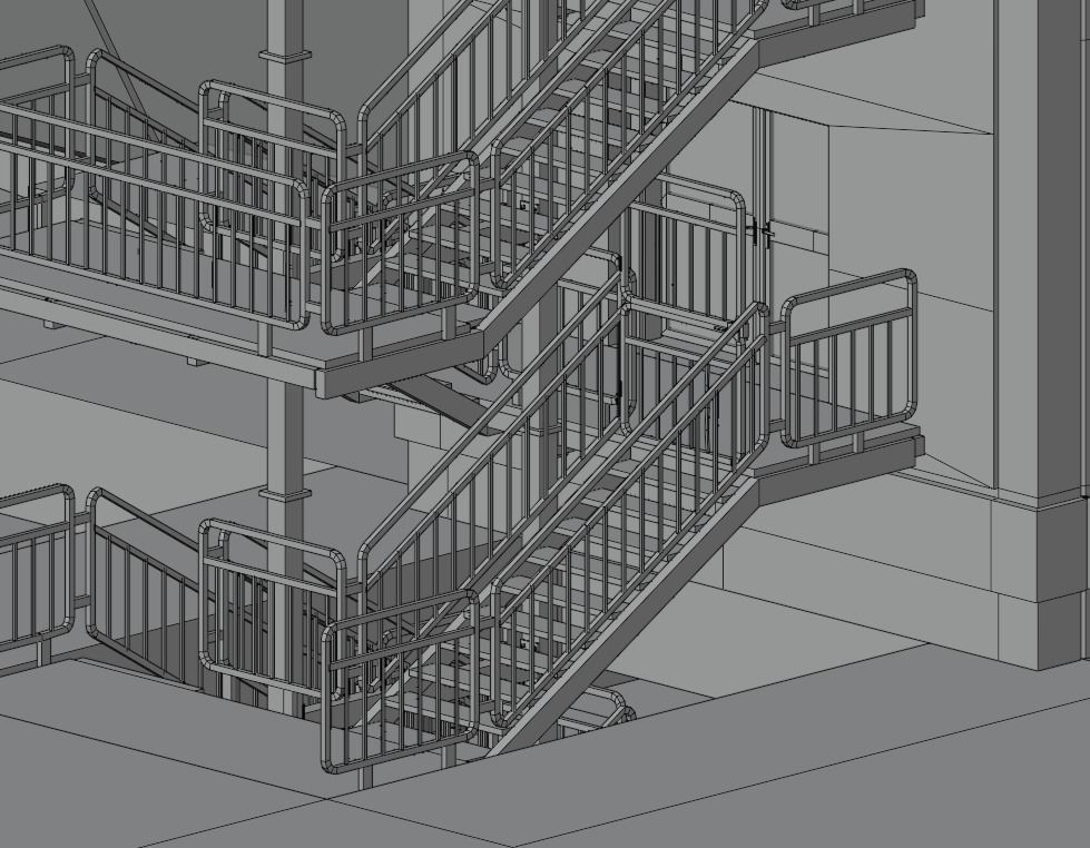 Labolatory with simple interior Low-poly 3D model_21