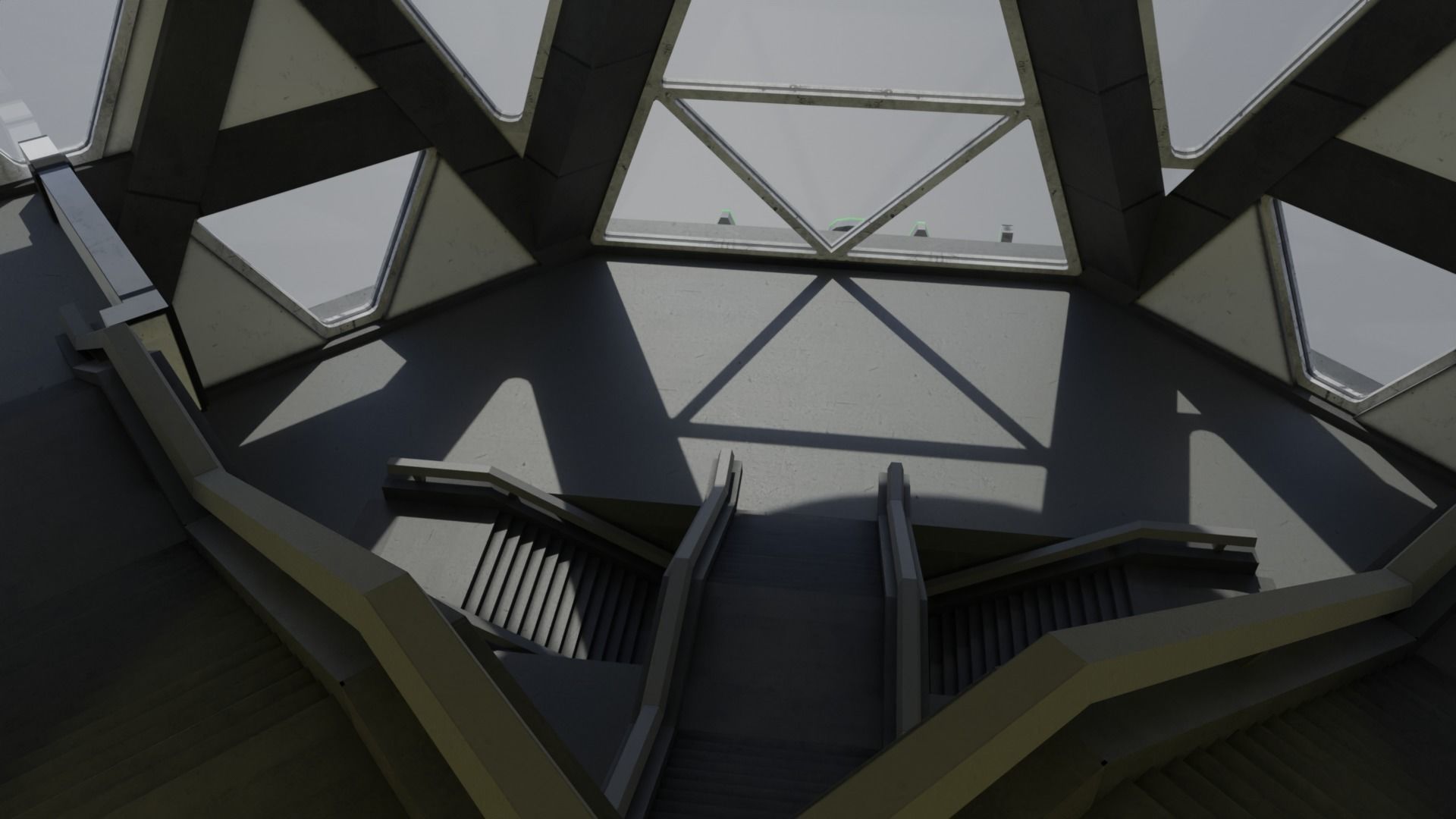 Labolatory with simple interior Low-poly 3D model_11