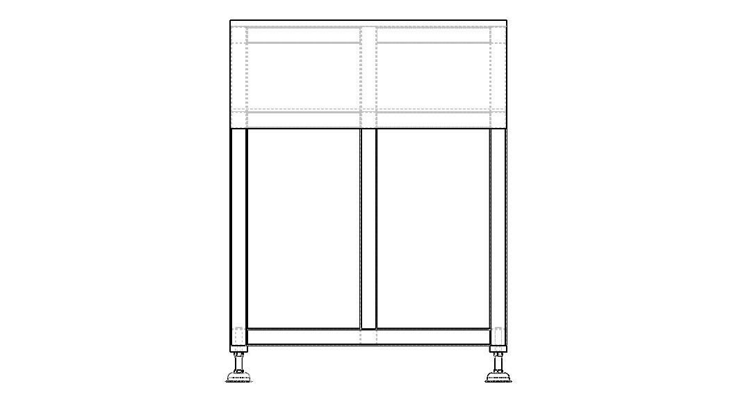 Steel Work Table WL67 3D model_19