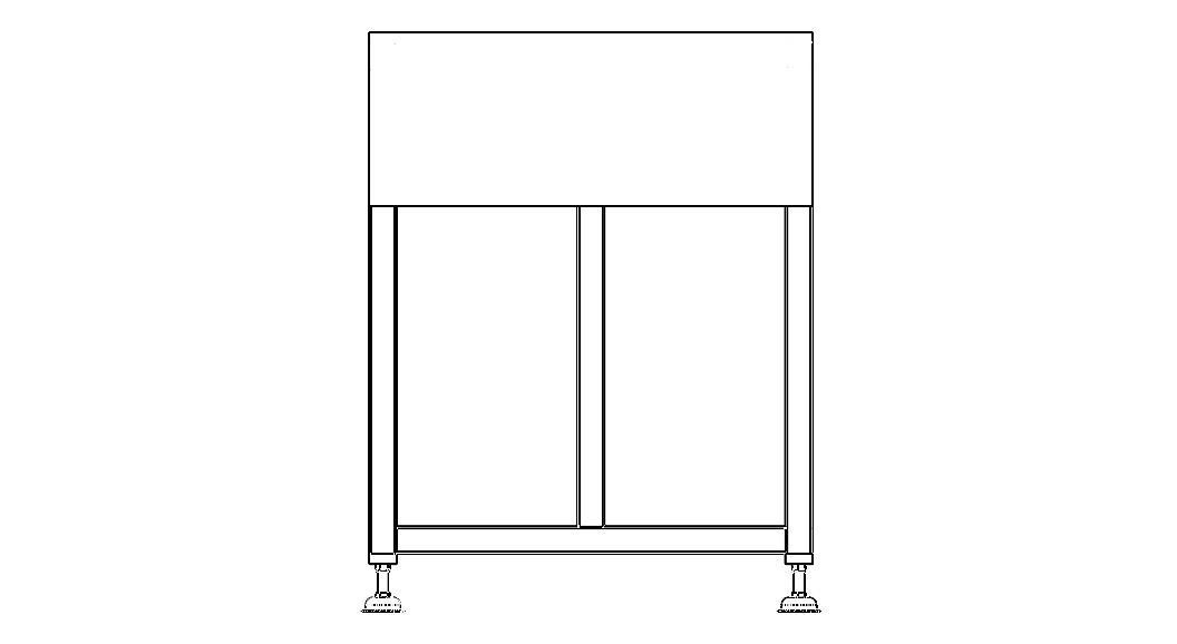 Steel Work Table WL67 3D model_18