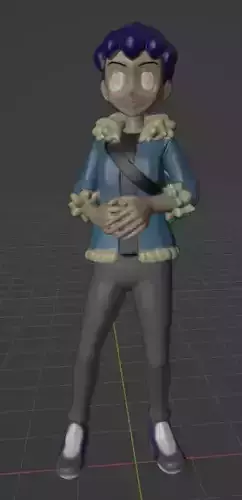 Hop pokemon trainer  3D print model