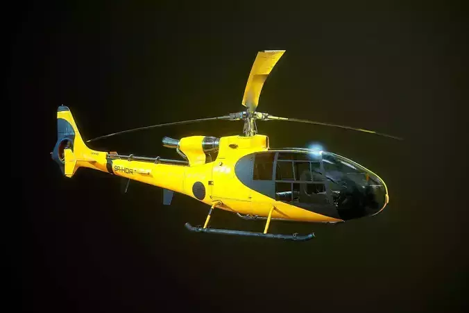 Helicopter SA340 Gazelle
