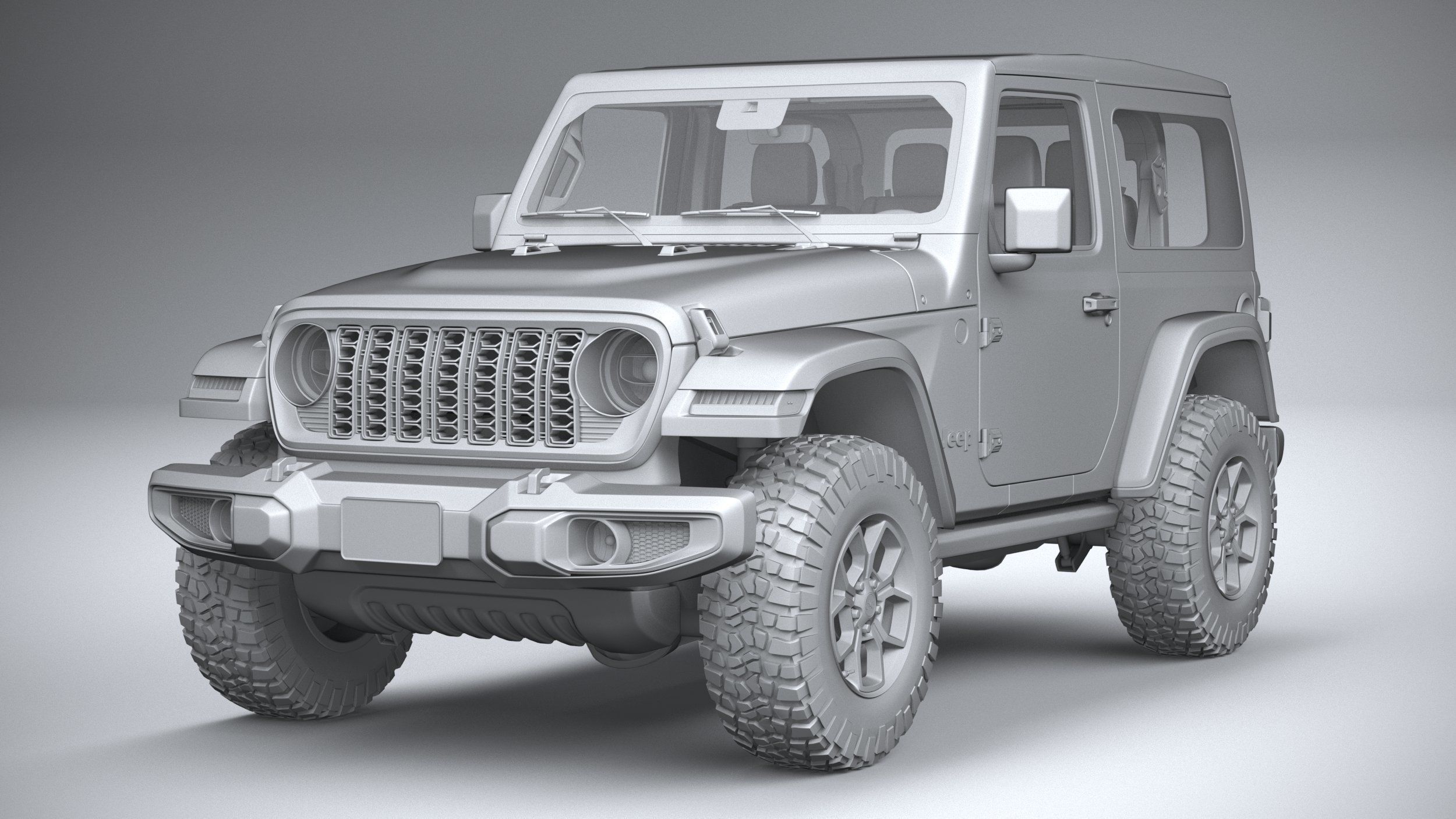 Jeep Wrangler Willys 2024 3D model_20