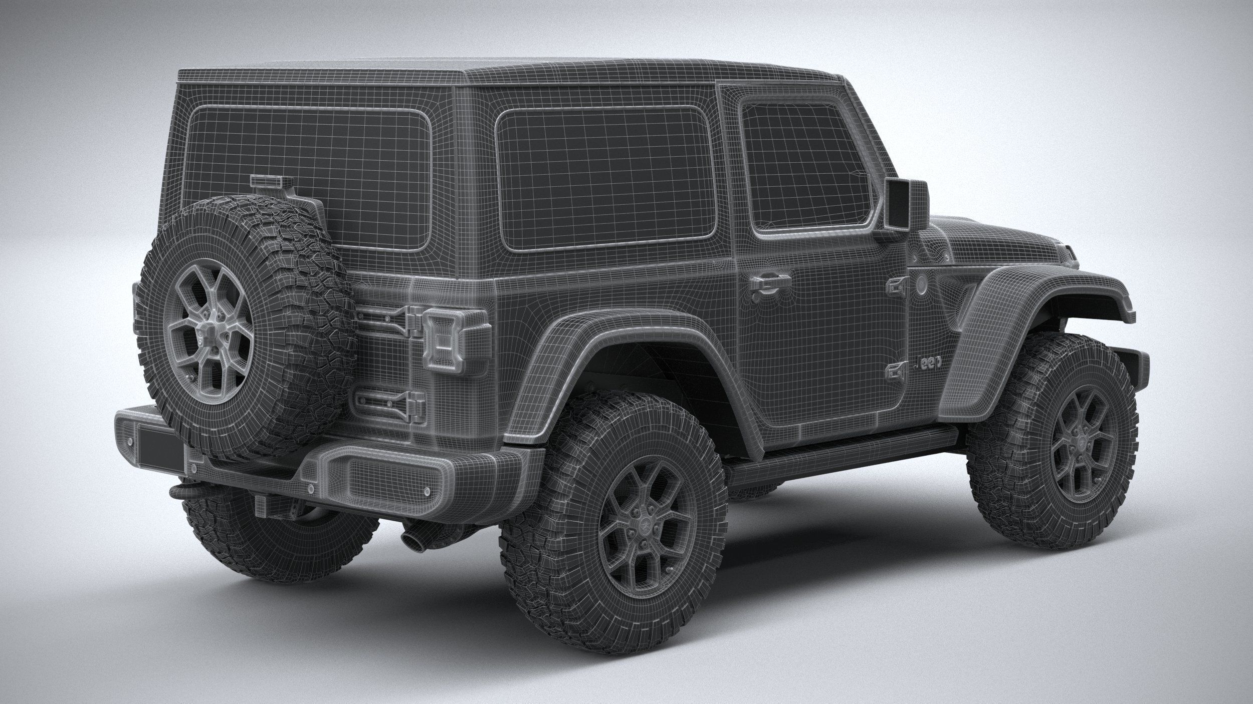 Jeep Wrangler Willys 2024 3D model_34