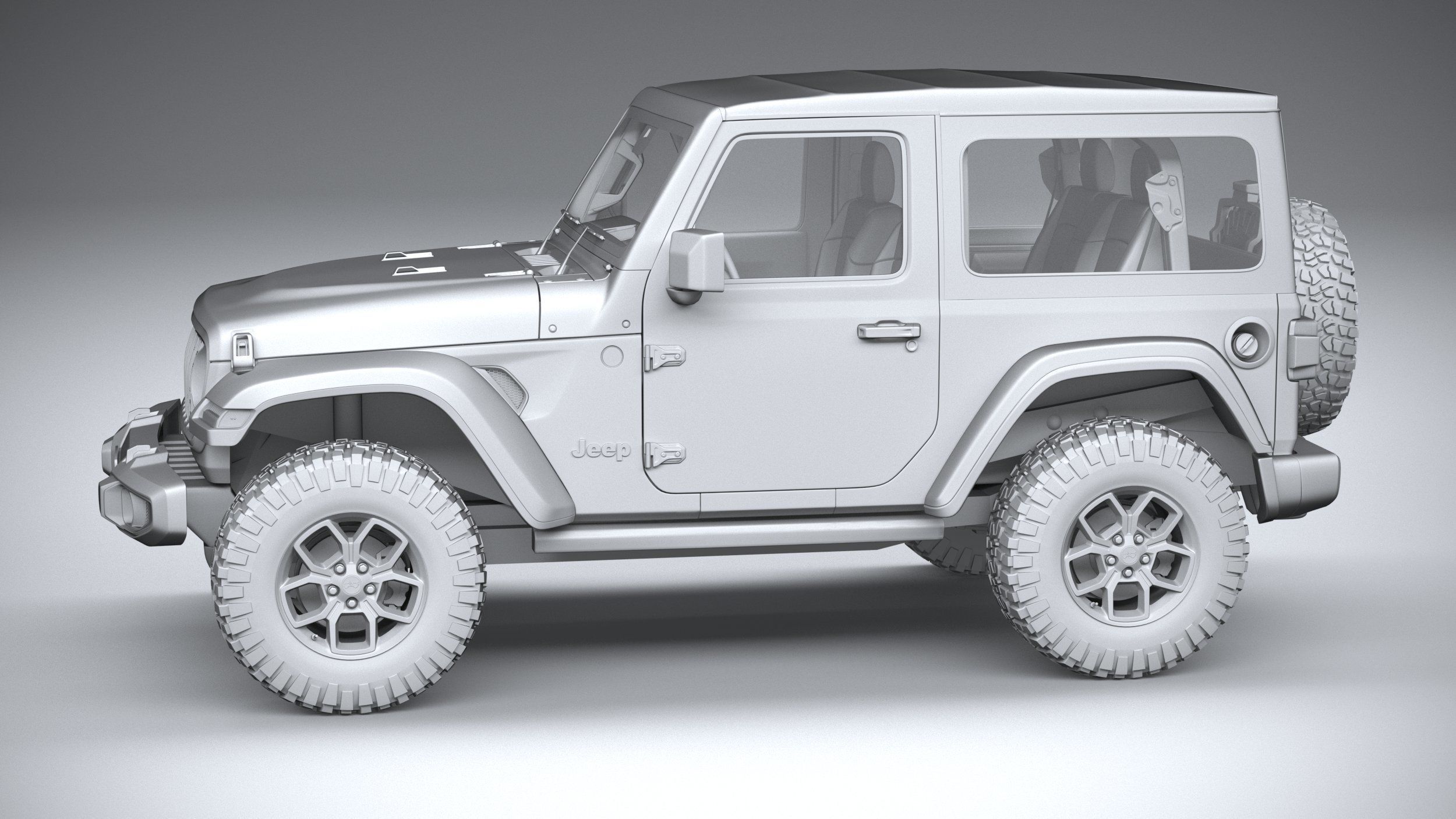 Jeep Wrangler Willys 2024 3D model_22