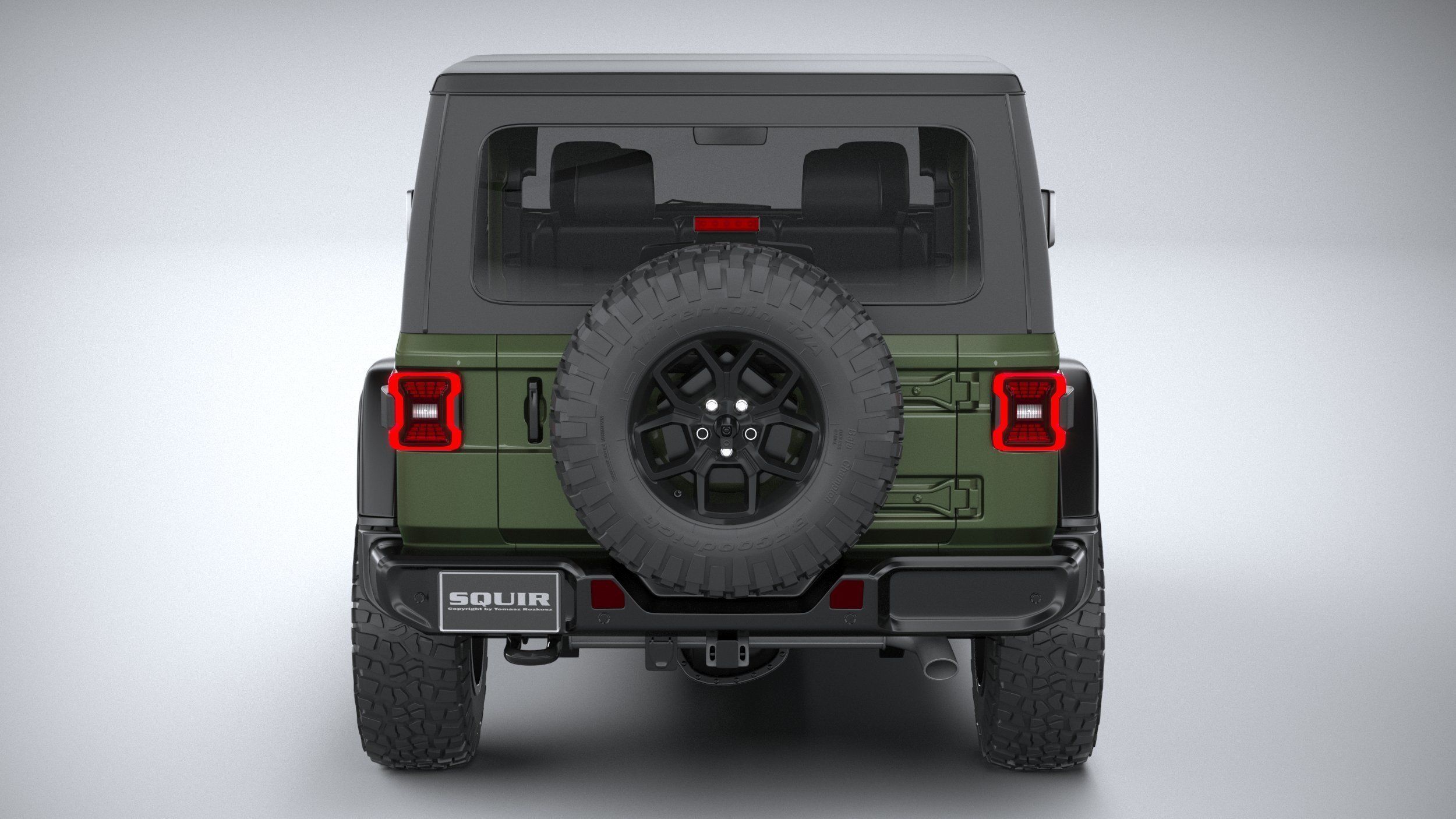 Jeep Wrangler Willys 2024 3D model_4