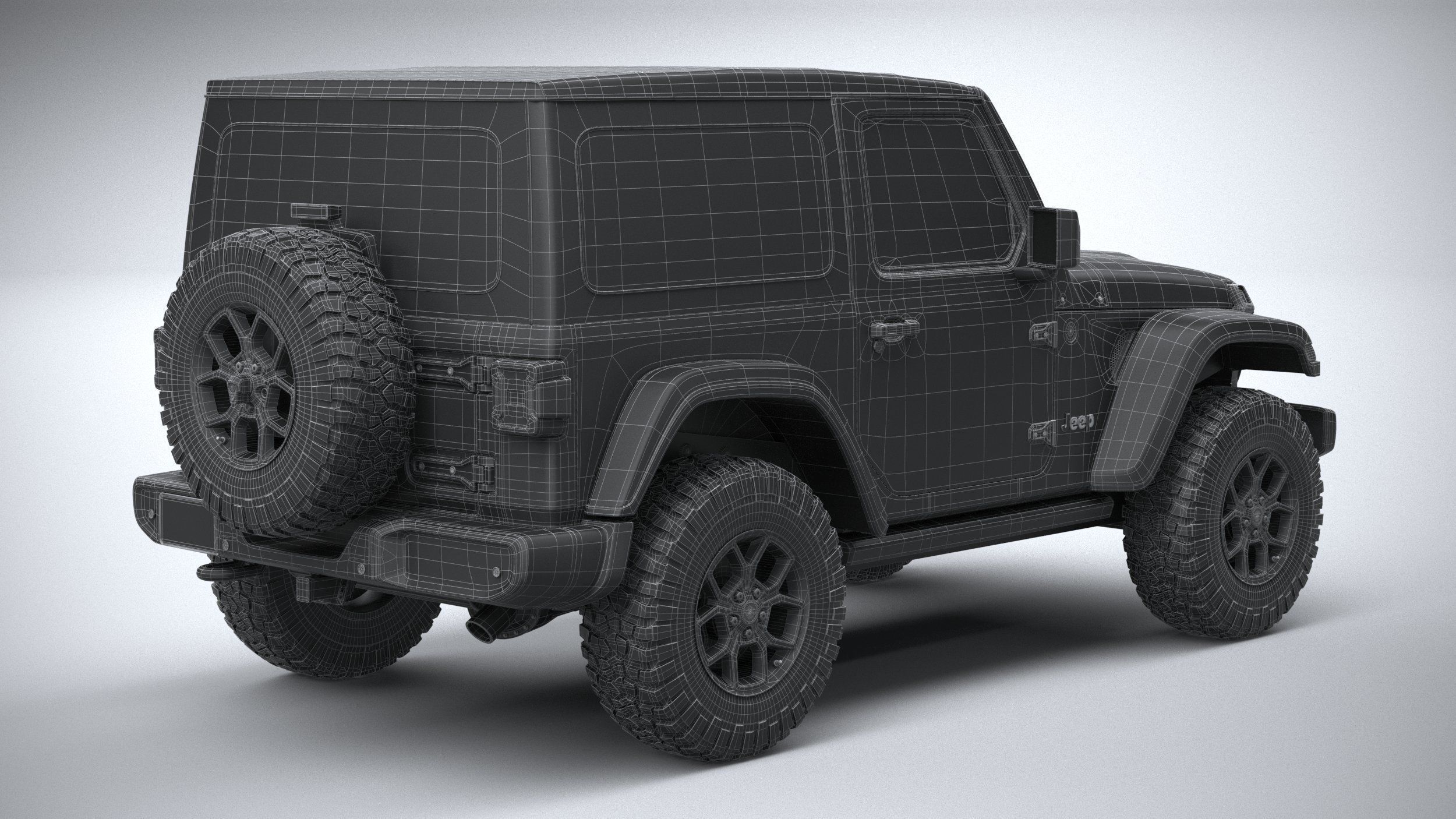 Jeep Wrangler Willys 2024 3D model_36