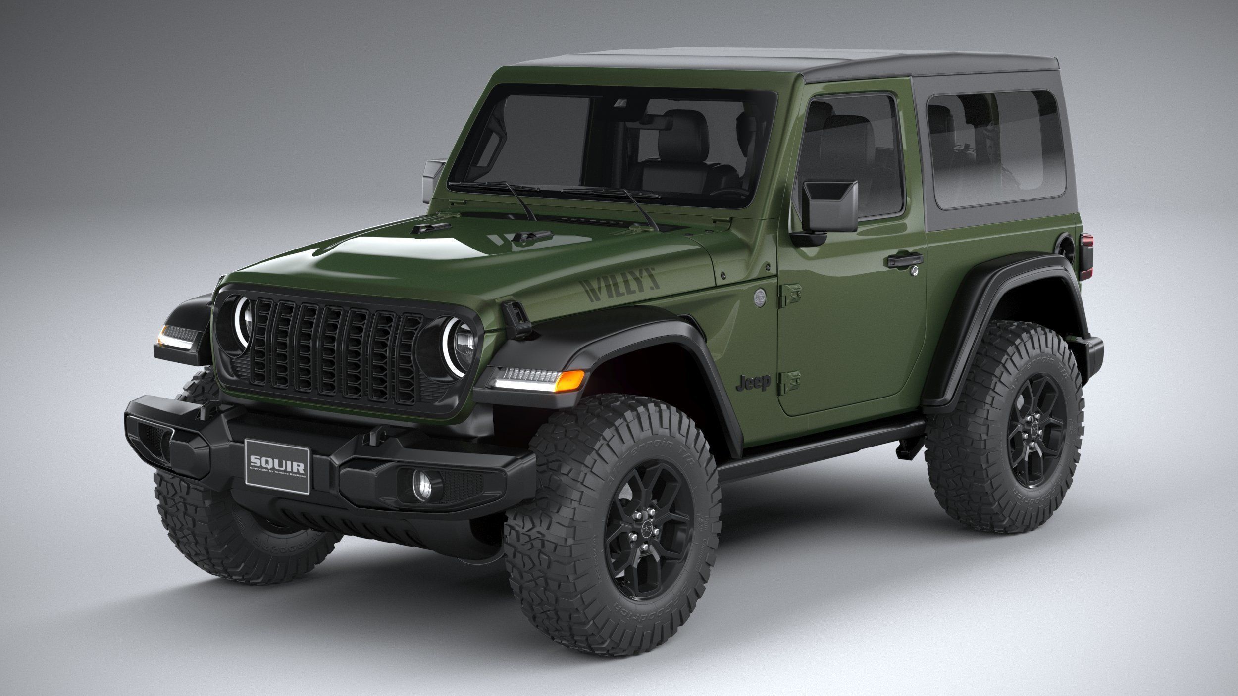 Jeep Wrangler Willys 2024 3D model_1