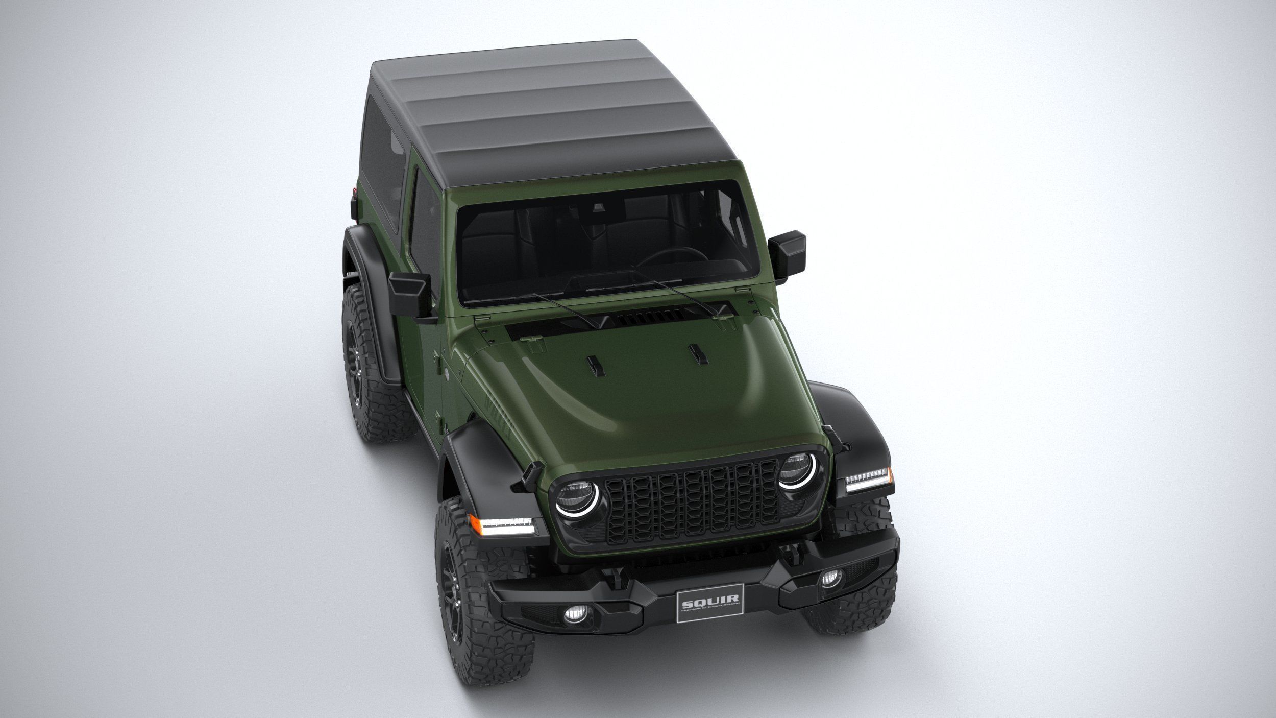 Jeep Wrangler Willys 2024 3D model_12