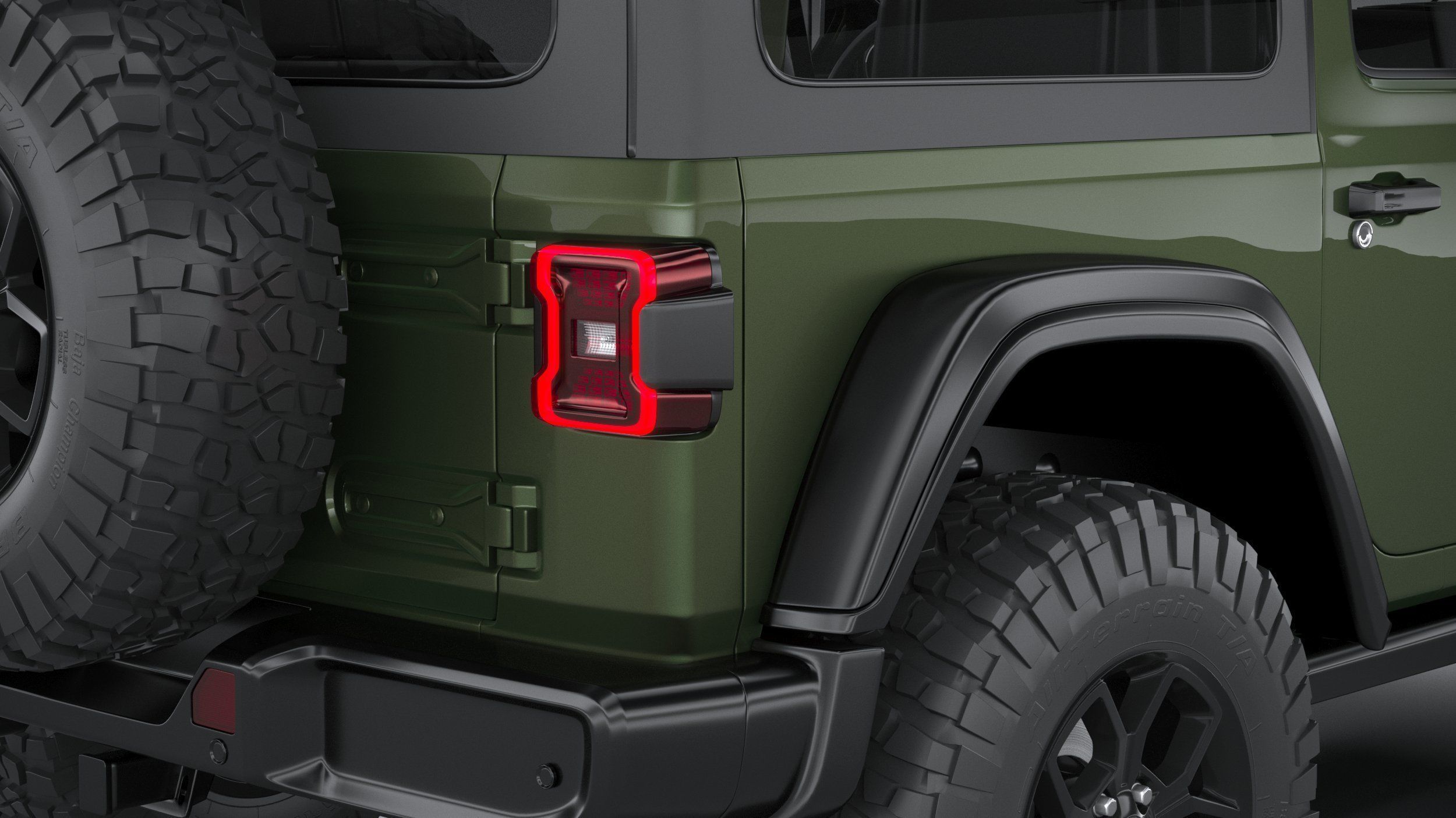 Jeep Wrangler Willys 2024 3D model_18