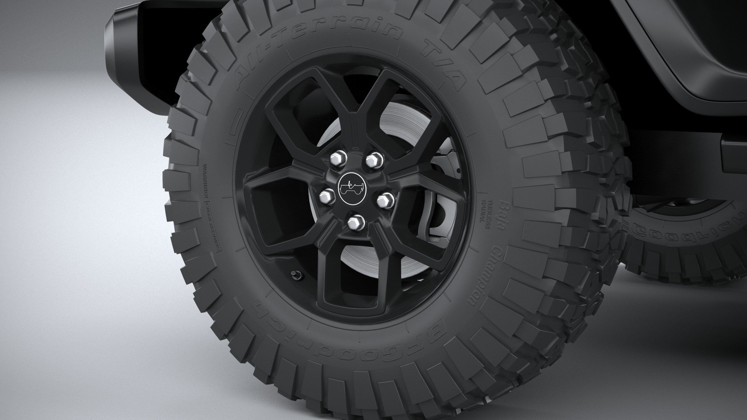 Jeep Wrangler Willys 2024 3D model_16