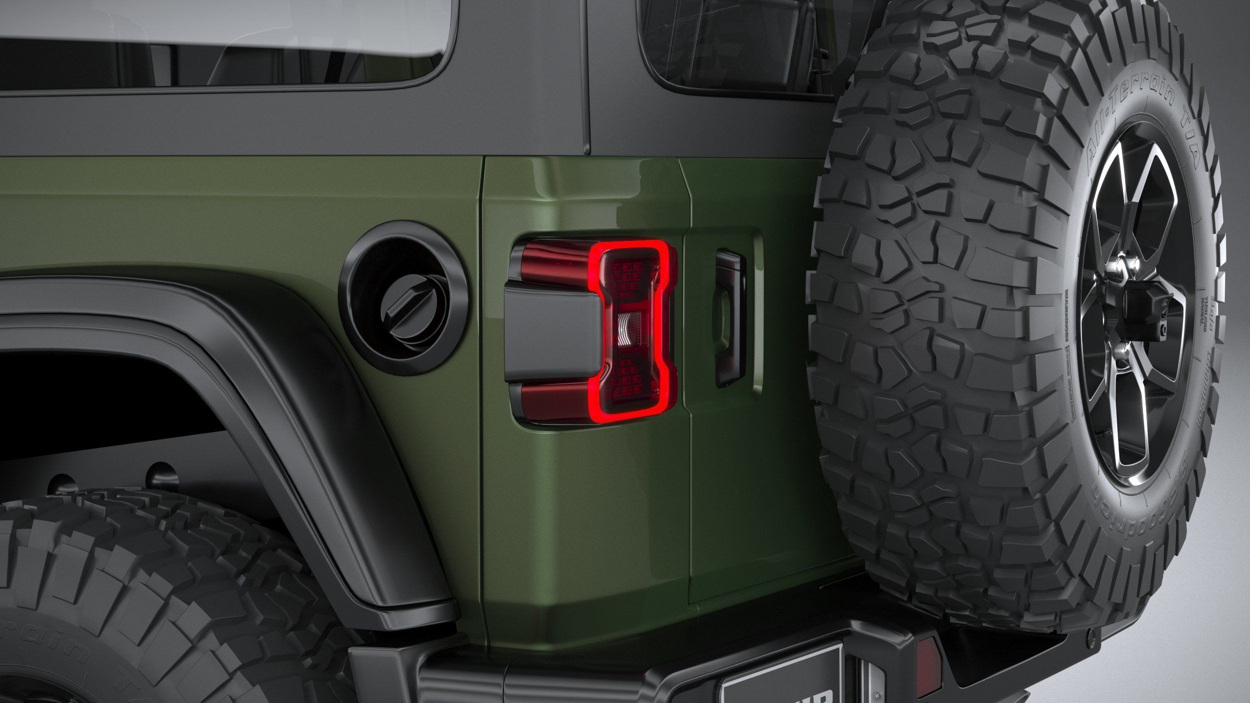Jeep Wrangler Willys 2024 3D model_6