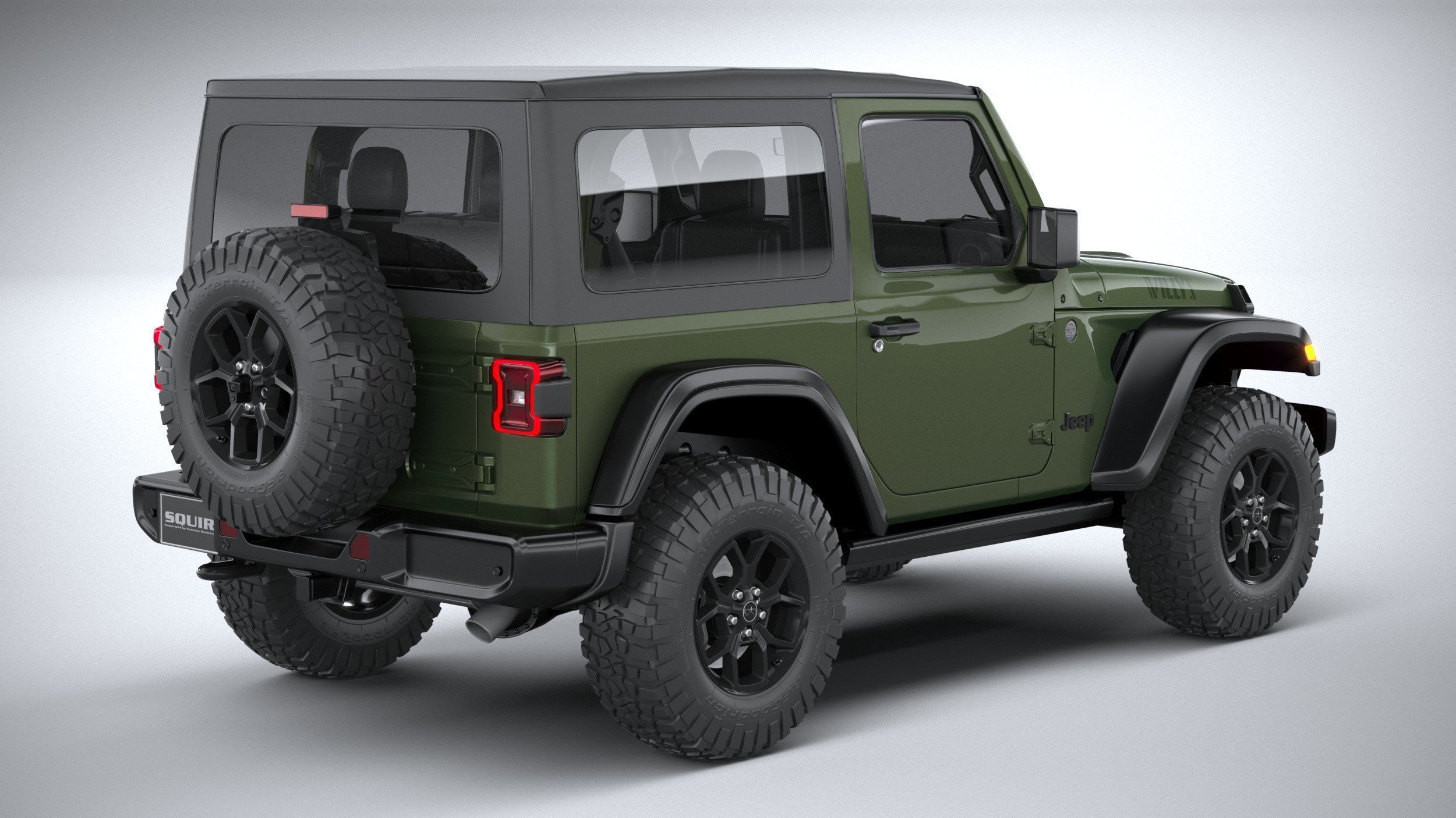 Jeep Wrangler Willys 2024 3D model_17