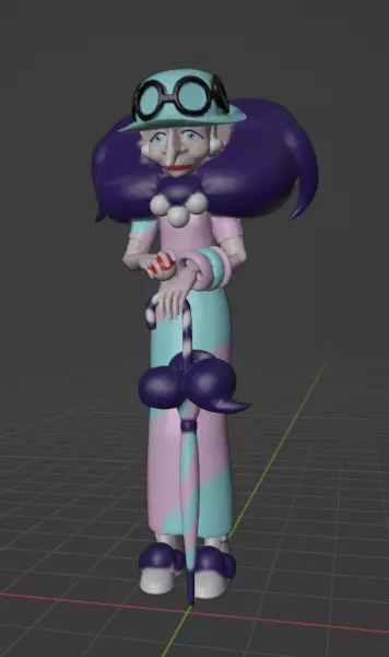 Opal gym leader 3D print model
