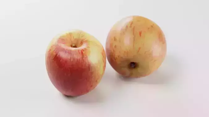 Apple McIntosh Red - 3D Scan Low-poly 3D model