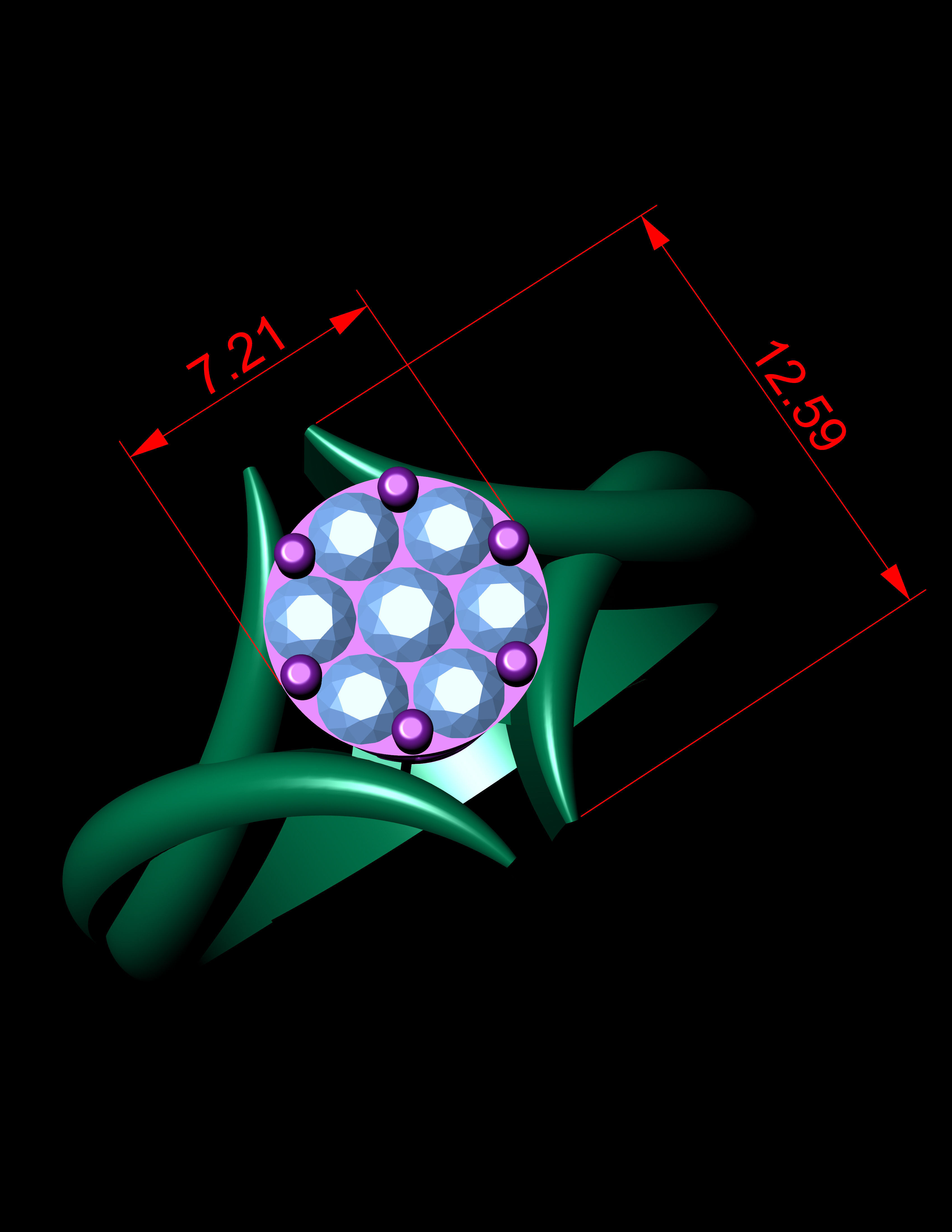 Diamond Halo Setting Engagement Ring 3D Print Model 3D print model_9