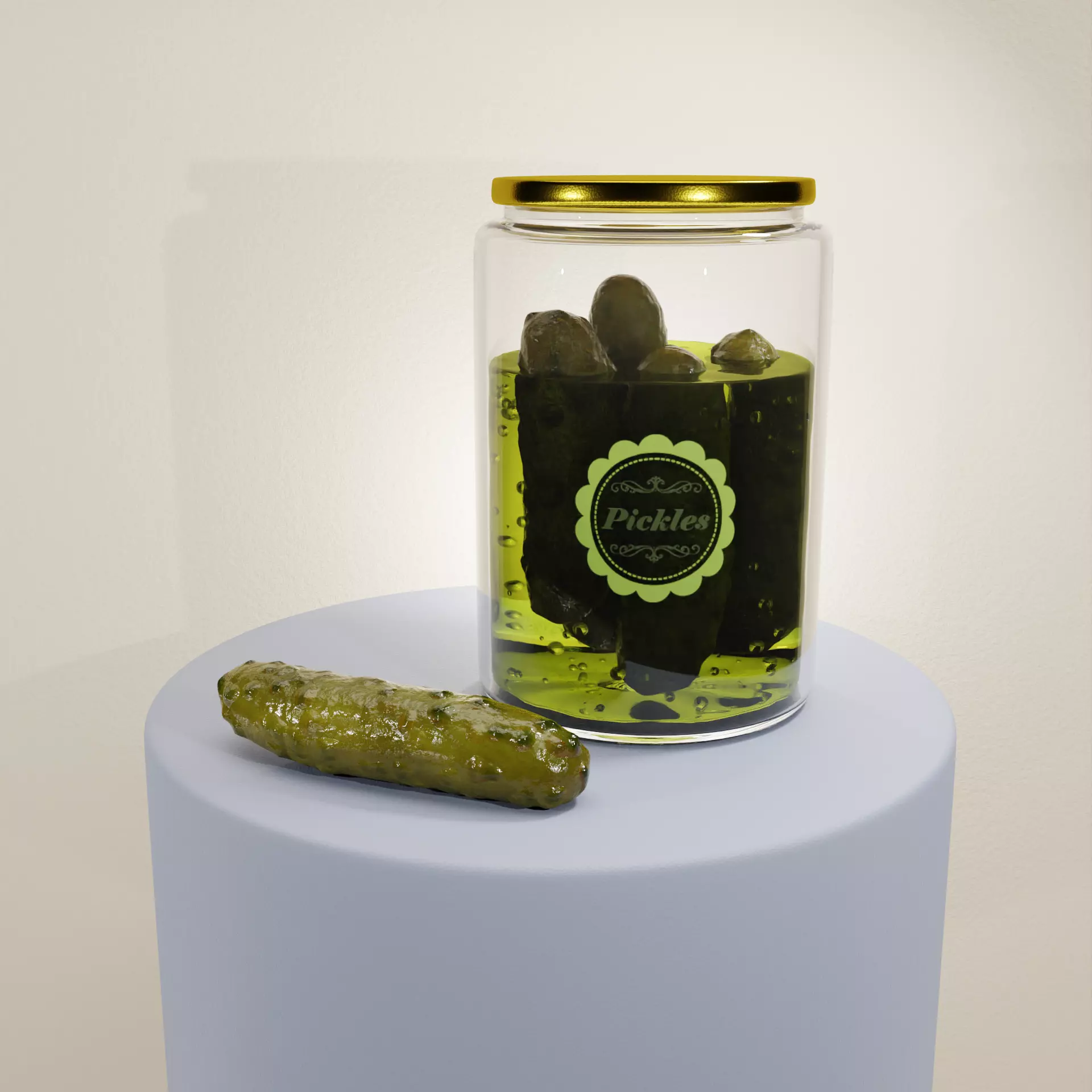 Pickle Jar 3D model