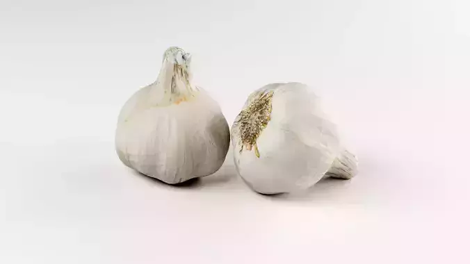 Garlic Bulb - 3D Scan Low-poly 3D model