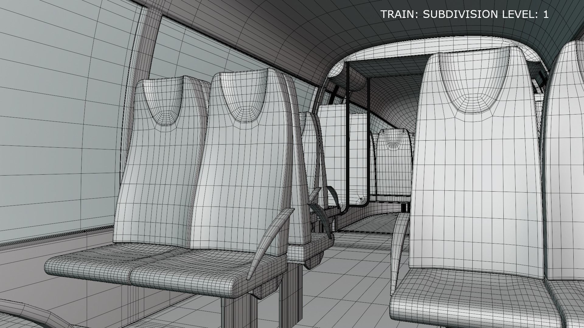 Future monorail train 2023 II 3D model_13