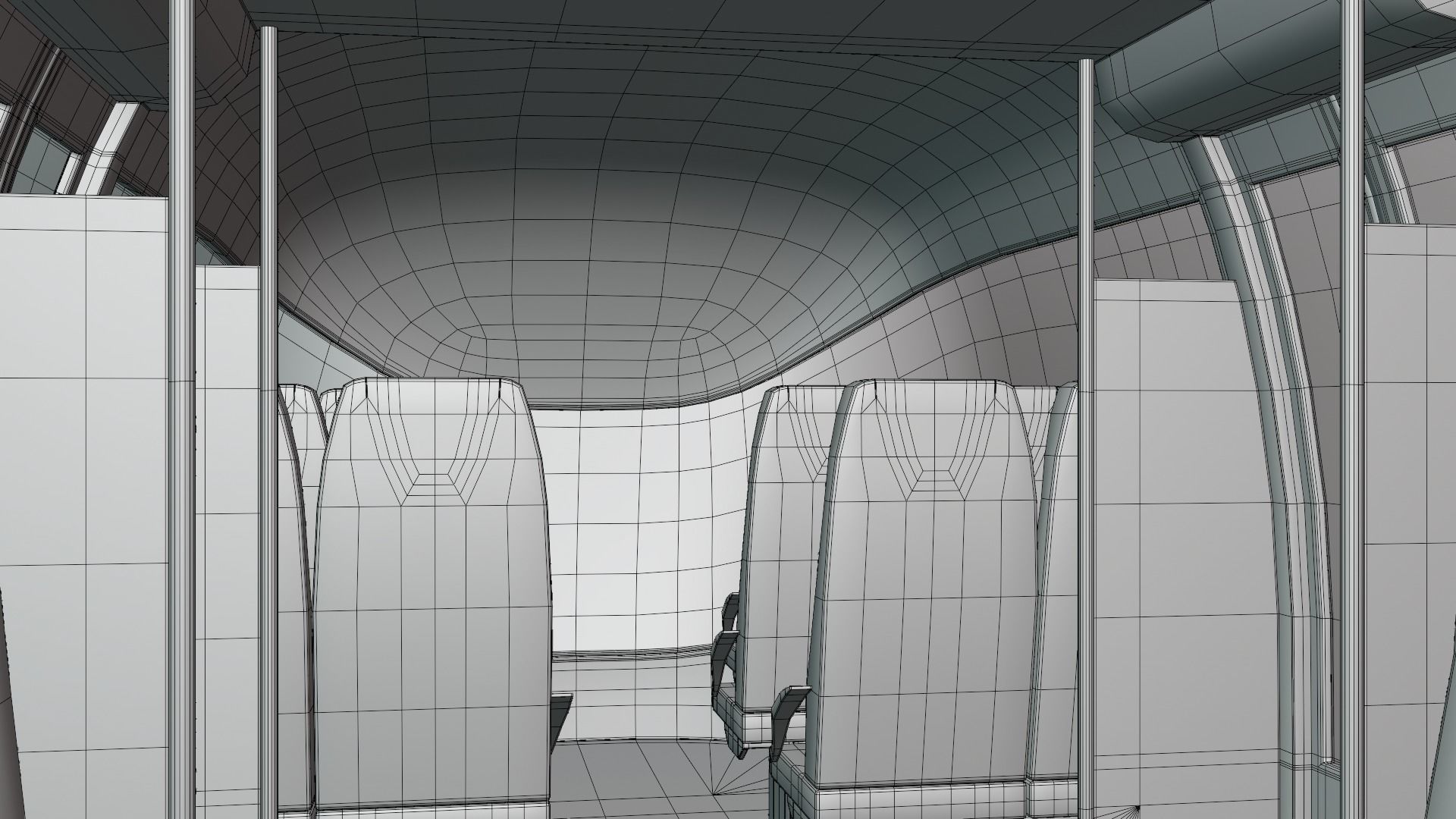 Future monorail train 2023 II 3D model_15