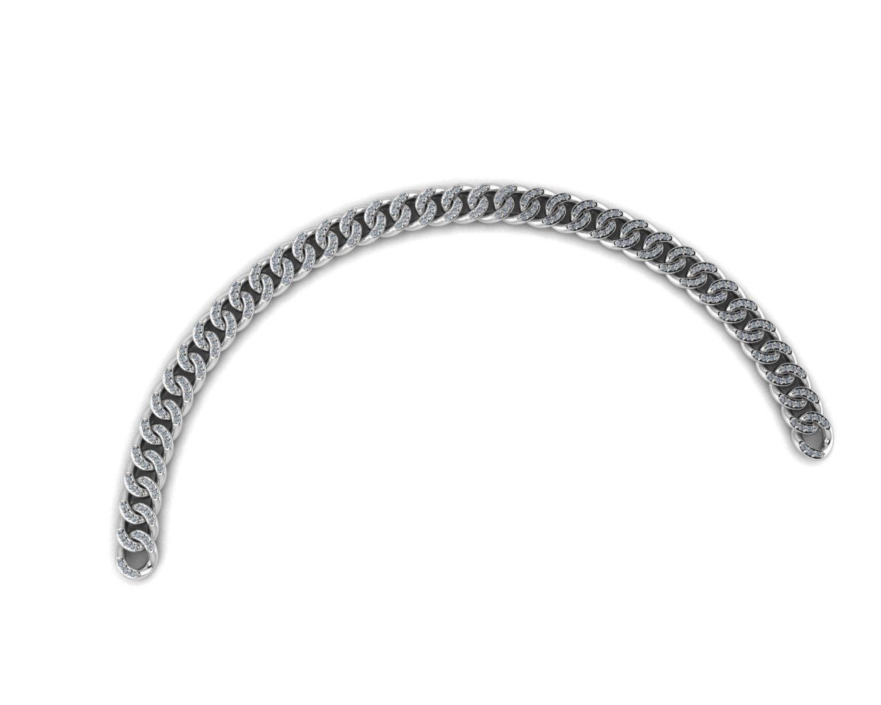 Cuban chain 3D print model 3D print model_5