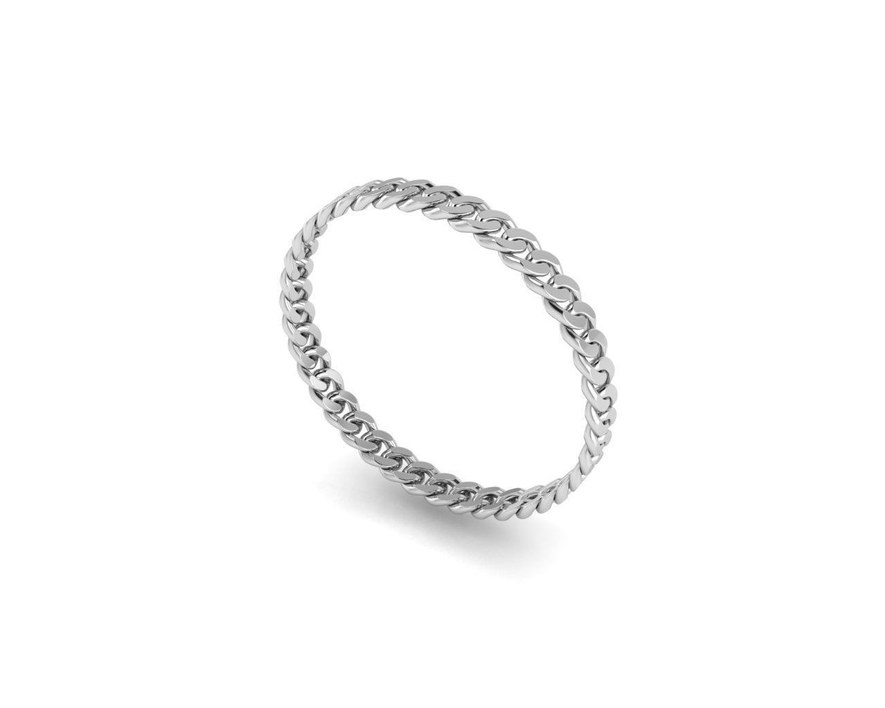 Cuban chain 3D print model 3D print model_4